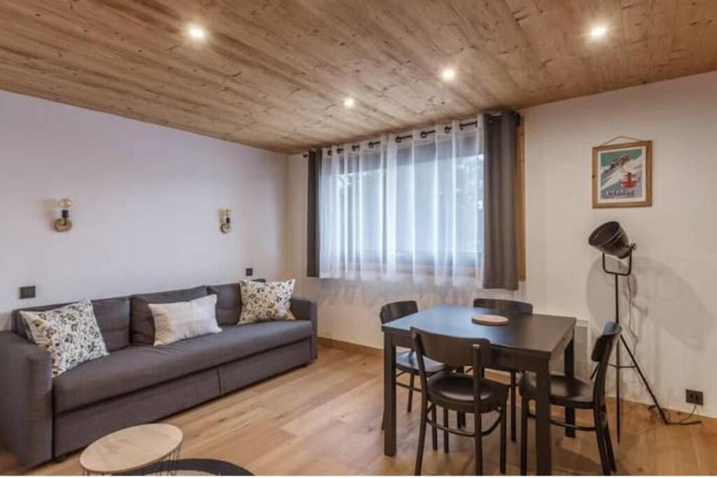 Charmant T2 Megeve, 10 Min A Pied Du Centre Екстер'єр фото