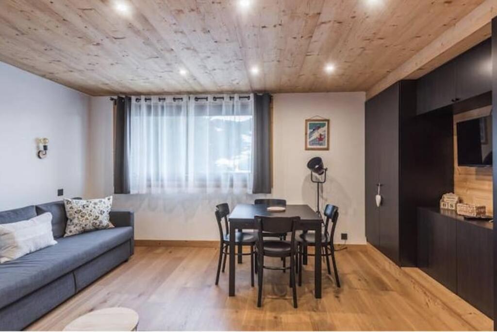 Charmant T2 Megeve, 10 Min A Pied Du Centre Екстер'єр фото
